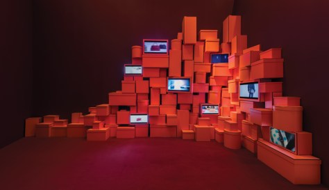 2. An orange box for every object